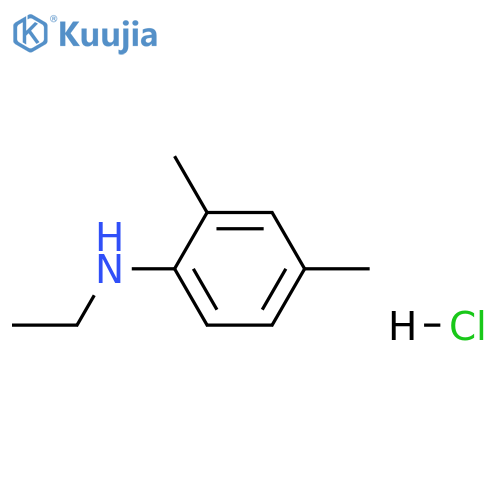 N-ethyl-2,4-dimethylaniline hydrochloride structure