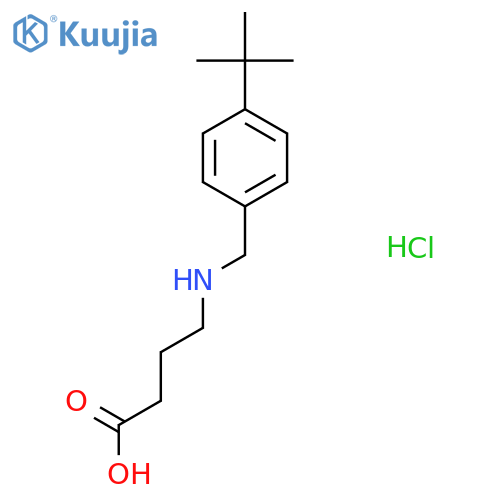 4-{(4-tert-Butylphenyl)methylamino}butanoic Acid Hydrochloride structure