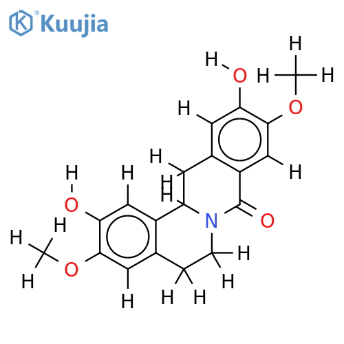 (-)-8-oxo-2,11-dihydroxy-3,10-dimethoxyberberine structure
