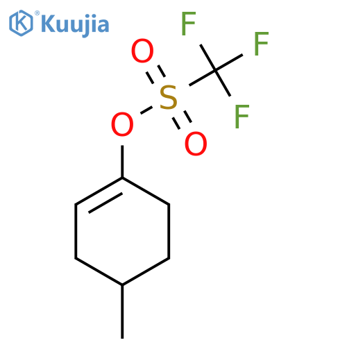 4-methylcyclohex-1-en-1-yl trifluoromethanesulfonate structure