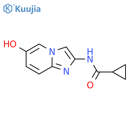 N-(6-Hydroxyimidazo[1,2-A]pyridin-2-YL)cyclopropanecarboxamide structure