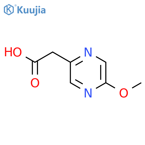 2-(5-methoxypyrazin-2-yl)acetic acid structure