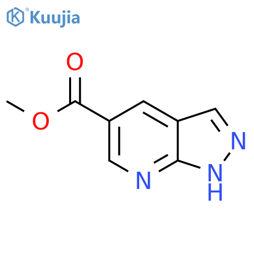 Methyl 1H-pyrazolo[3,4-b]pyridine-5-carboxylate structure