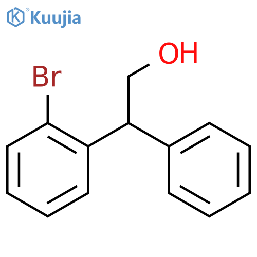 2-(2-Bromophenyl)-2-phenylethan-1-ol structure