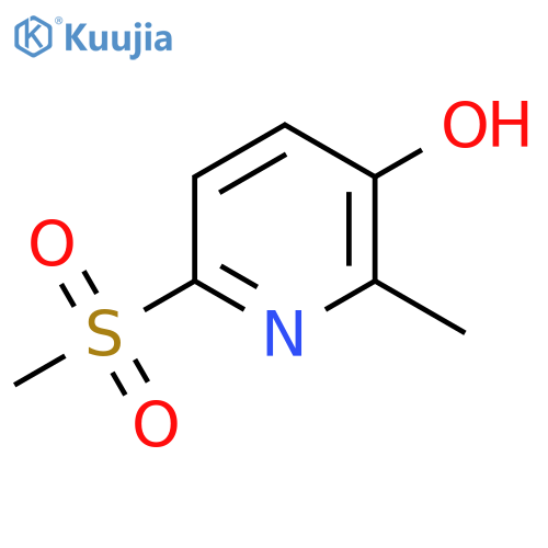 2-Methyl-6-(methylsulfonyl)pyridin-3-ol structure