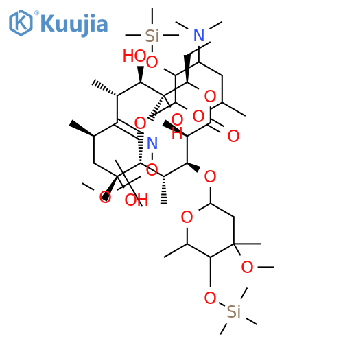 Silylated Erythromycin Oxime Ketal structure