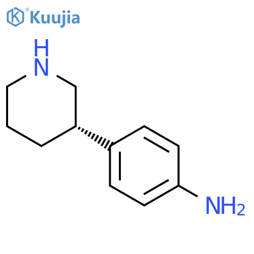 (S)-4-(Piperidin-3-yl)aniline structure