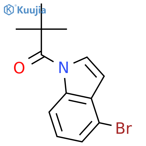 4-bromo-1-pivaloylindole structure