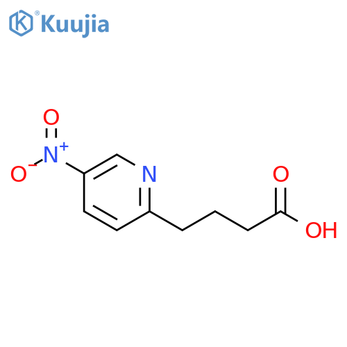 4-(5-nitropyridin-2-yl)butanoic acid structure