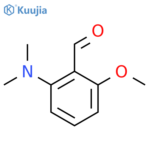 2-(Dimethylamino)-6-methoxybenzaldehyde structure