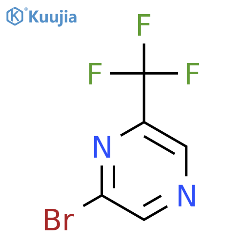 2-Bromo-6-(trifluoromethyl)pyrazine structure