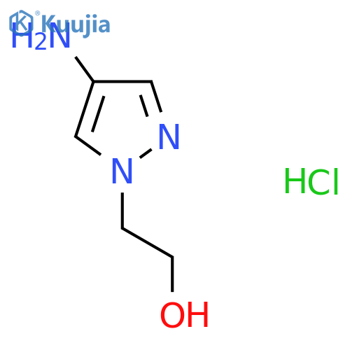 2-(4-Amino-1H-pyrazol-1-yl)ethanol hydrochloride structure