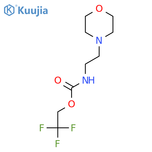 2,2,2-trifluoroethyl N-[2-(morpholin-4-yl)ethyl]carbamate structure
