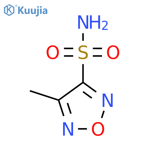 4-Methyl-1,2,5-oxadiazole-3-sulfonamide structure