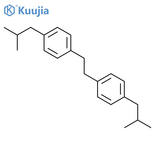 1,1'-(1,2-Ethanediyl)bis4-(2-methylpropyl)benzene structure