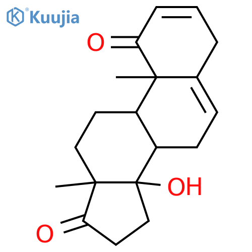 14-Hydroxyandrosta-2,5-diene-1,17-dione; 14α-form structure