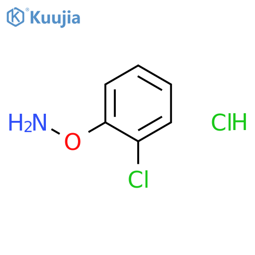 O-(2-chlorophenyl)hydroxylamine hydrochloride structure