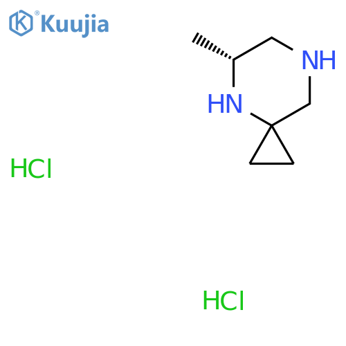 (R)-5-Methyl-4,7-diazaspiro[2.5]octane 2hcl structure