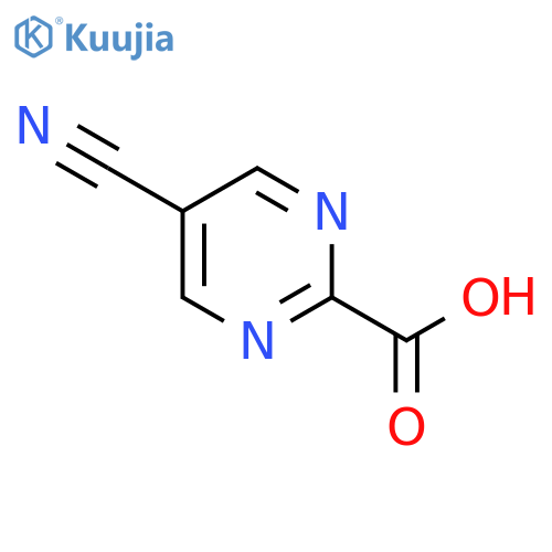 5-Cyanopyrimidine-2-carboxylic acid structure