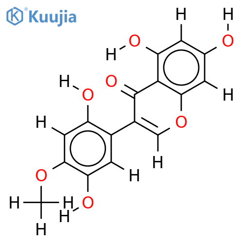 4'-methoxy-5,7,2',5'-tetrahydroxyisoflavone structure