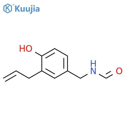 (3-Allyl-4-hydroxybenzyl)formamide structure