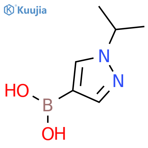 1-Isopropylpyrazole-4-boronic acid structure
