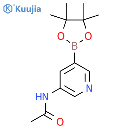 N-(5-(4,4,5,5-Tetramethyl-1,3,2-dioxaborolan-2-yl)pyridin-3-yl)acetamide structure