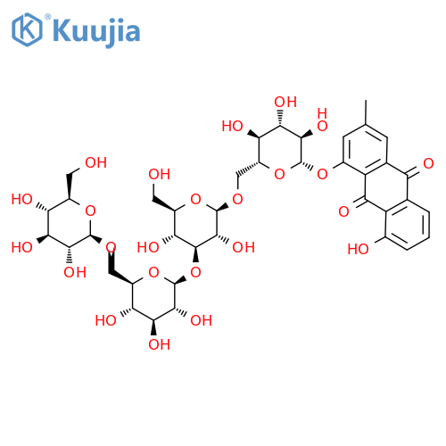 Chrysophanol tetraglucoside structure