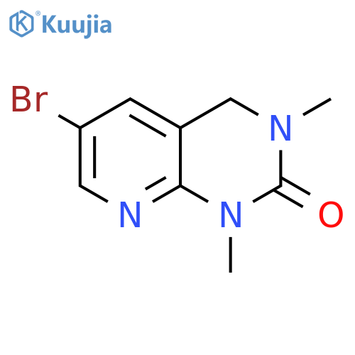 Pyrido[2,3-d]pyrimidin-2(1H)-one, 6-bromo-3,4-dihydro-1,3-dimethyl- structure
