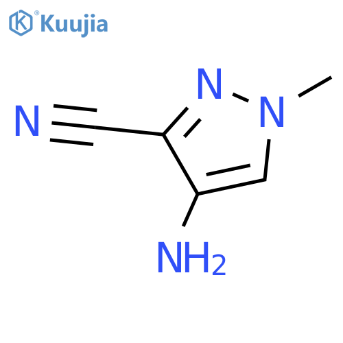 4-Amino-1-methyl-1h-pyrazole-3-carbonitrile structure