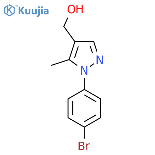 (1-(4-Bromophenyl)-5-methyl-1H-pyrazol-4-yl)methanol structure