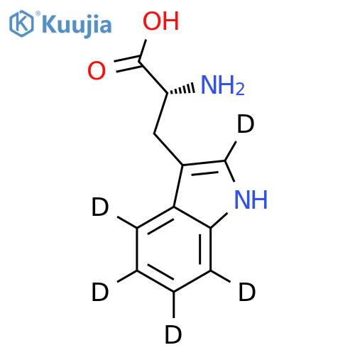 D-Tryptophan-d5 structure