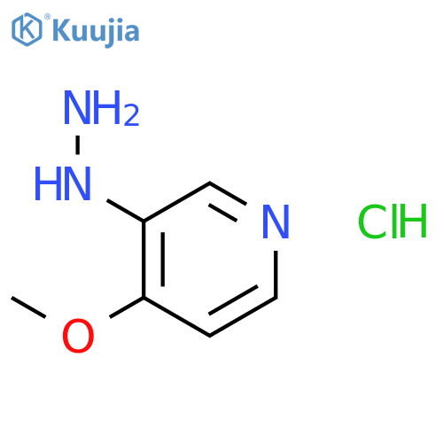 3-hydrazinyl-4-methoxy-Pyridine hydrochloride structure