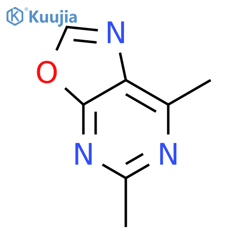 Oxazolo[5,4-d]pyrimidine,5,7-dimethyl- structure