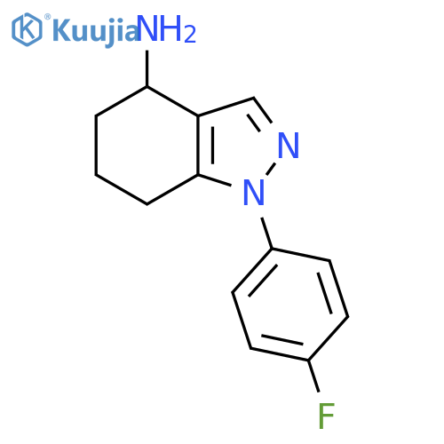 1-(4-Fluorophenyl)-4-amino-4,5,6,7-tetrahydroindazole structure