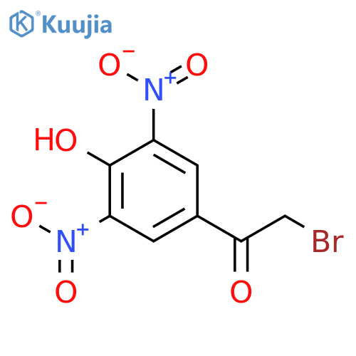 Ethanone,2-bromo-1-(4-hydroxy-3,5-dinitrophenyl)- structure
