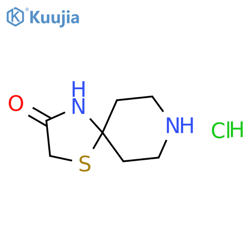 1-thia-4,8-diazaspiro[4.5]decan-3-one;hydrochloride structure