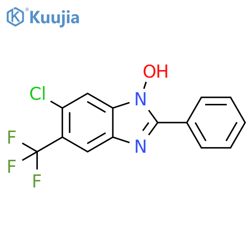 6-chloro-2-phenyl-5-(trifluoromethyl)-1H-1,3-benzodiazol-1-ol structure