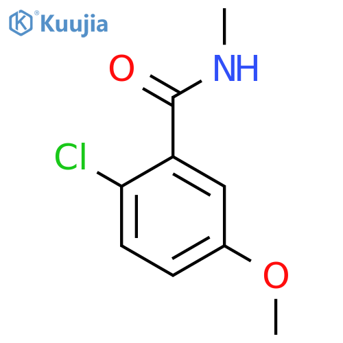 2-chloro-5-methoxy-N-methylbenzamide structure