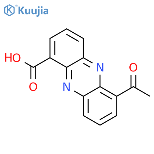 6-Acetyl-1-phenazinecarboxylic acid structure