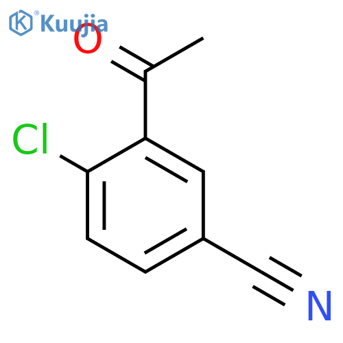 3-Acetyl-4-chlorobenzonitrile structure