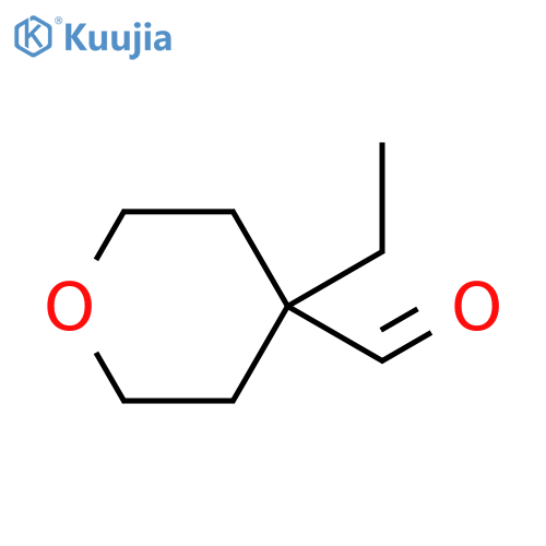 4-ethyloxane-4-carbaldehyde structure