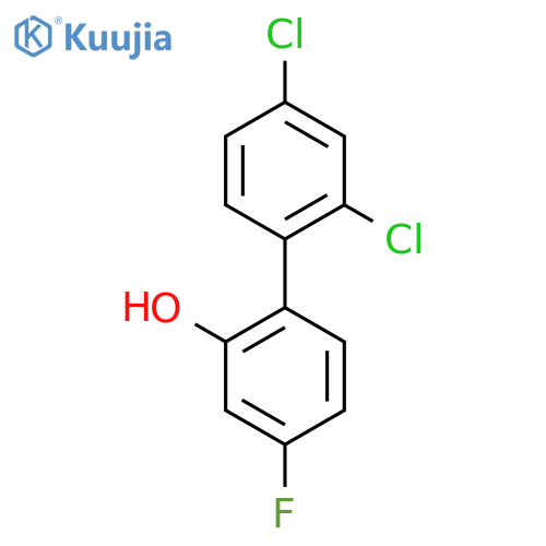 2',4'-Dichloro-4-fluoro-biphenyl-2-ol structure