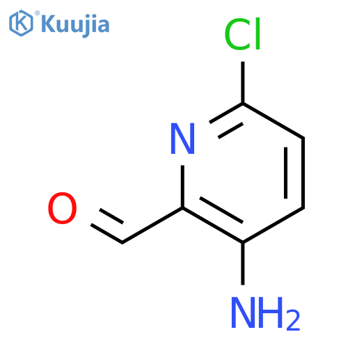 3-Amino-6-chloropicolinaldehyde structure