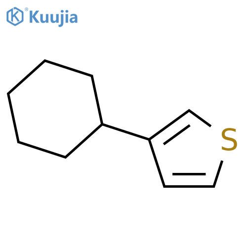 3-Cyclohexylthiophene structure