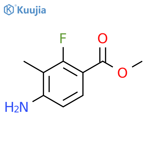 Methyl 4-amino-2-fluoro-3-methylbenzoate structure