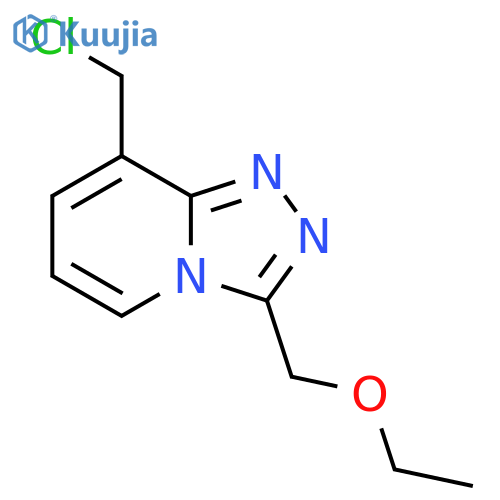 8-(Chloromethyl)-3-(ethoxymethyl)-[1,2,4]triazolo[4,3-a]pyridine structure