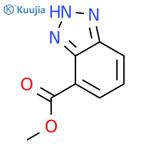 methyl 1H-1,2,3-benzotriazole-4-carboxylate structure
