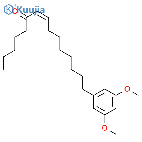 7-Pentadecen-6-one, 15-(3,5-dimethoxyphenyl)-, (Z)- structure