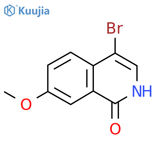 4-Bromo-7-methoxyisoquinolin-1-ol structure